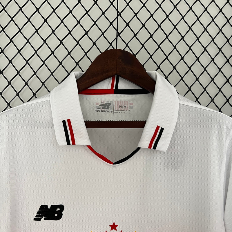 Camisa São Paulo + Patrocínios New Balance 24/25 - Versão Torcedor