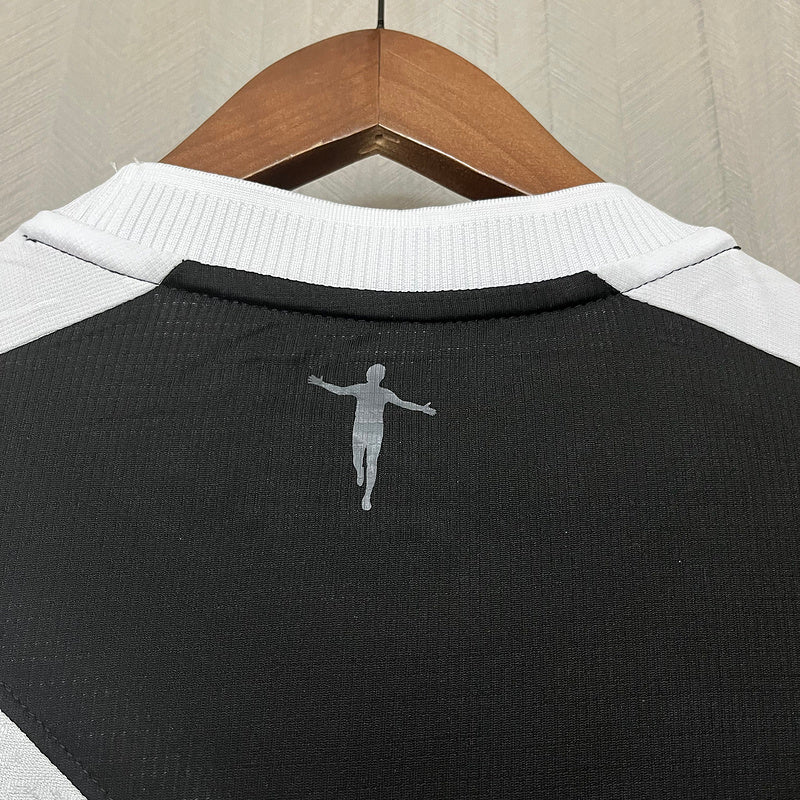 Camisa Vasco da Gama Preta Kappa 24/25 - Versão Torcedor