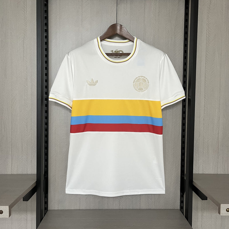 Camisa Colômbia Aniversário 100 anos 24/25 - Adidas Torcedor Masculina - Lançamento