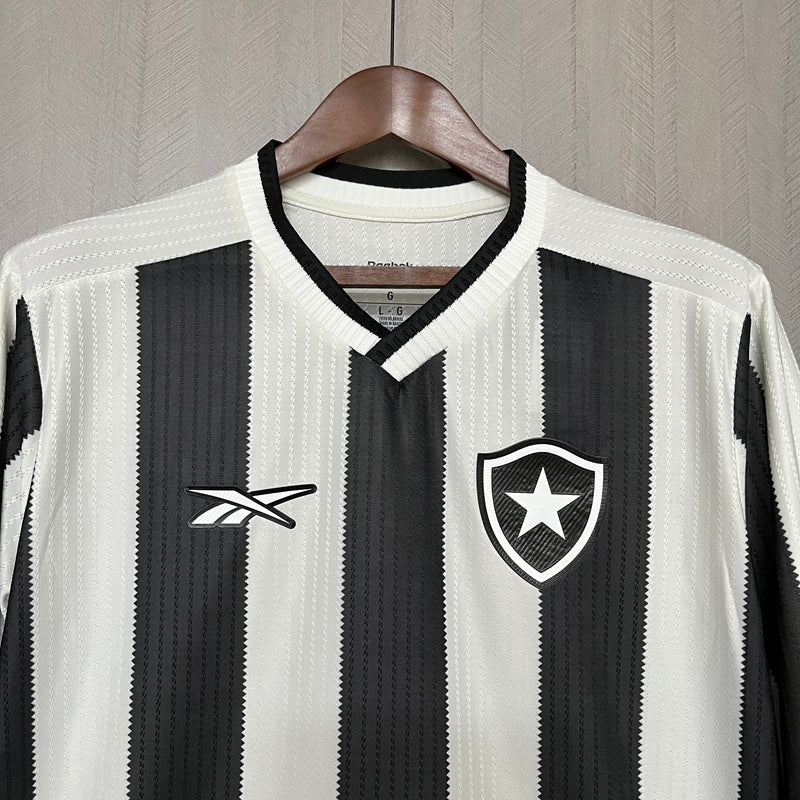 Camisa Botafogo Home 24/25 Manga Longa   - Versão Torcedor