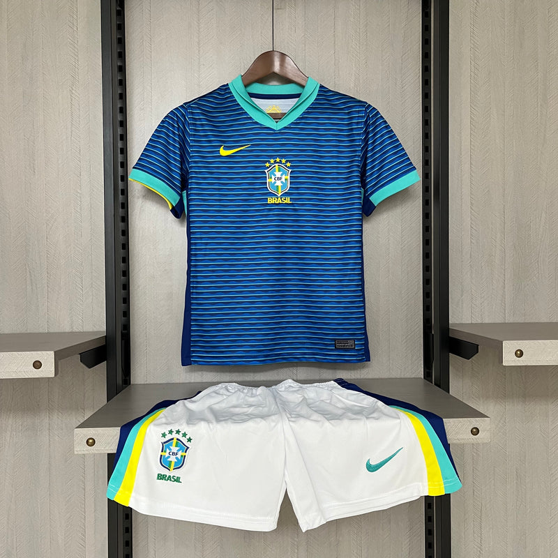 Kit Infantil Brasil Away 24/25