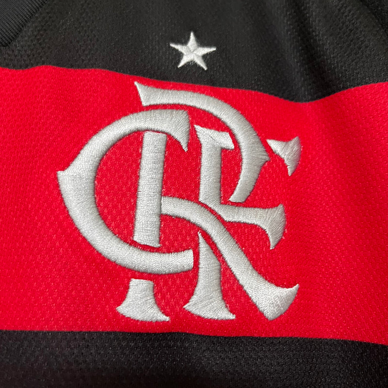 Camisa Flamengo Home + Patrocínios Adidas 24/25 - Versão Torcedor