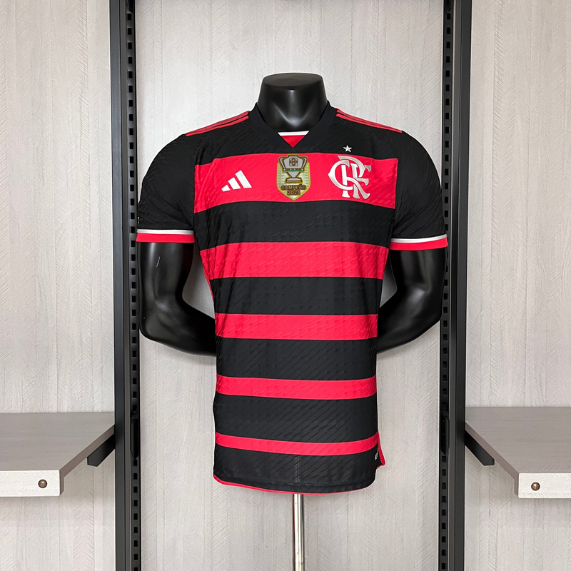 Camisa do Flamengo + Patch 24/25 Jogador Home Adidas - Masculina