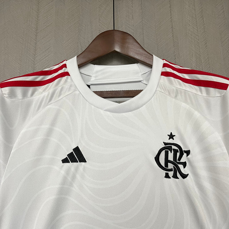 Kit Infantil Flamengo Away 24/25 Branco