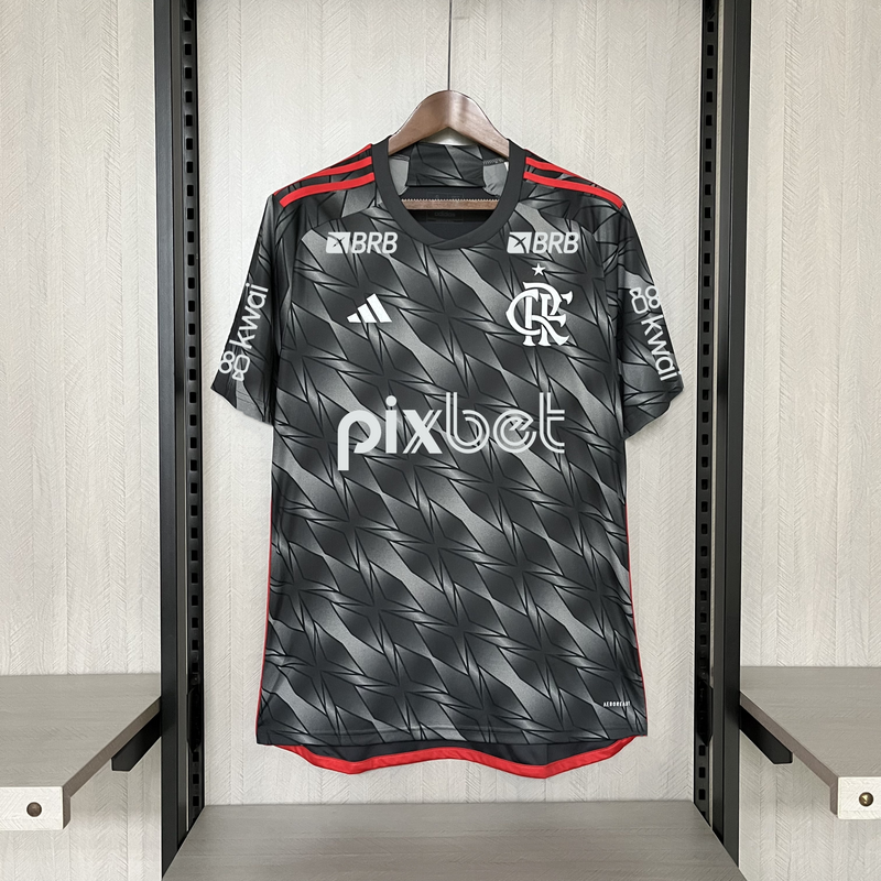 Camisa Flamengo III + Patrocínios adidas 24/25 - Versão Torcedor