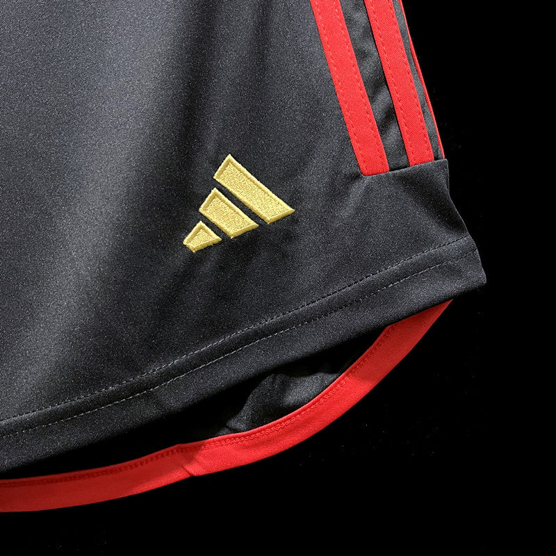 Short  Flamengo Away  23/24 - Adidas Torcedor Masculina -