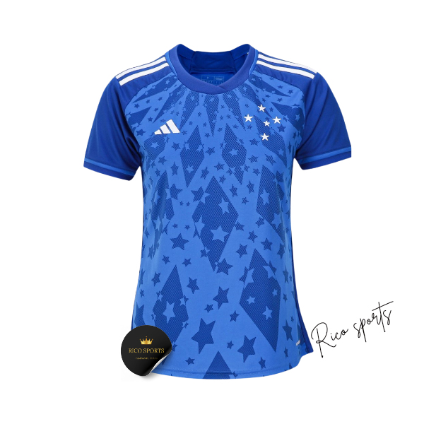 Camisa Cruzeiro Home Adidas Feminina 24/25 - Versão Torcedor