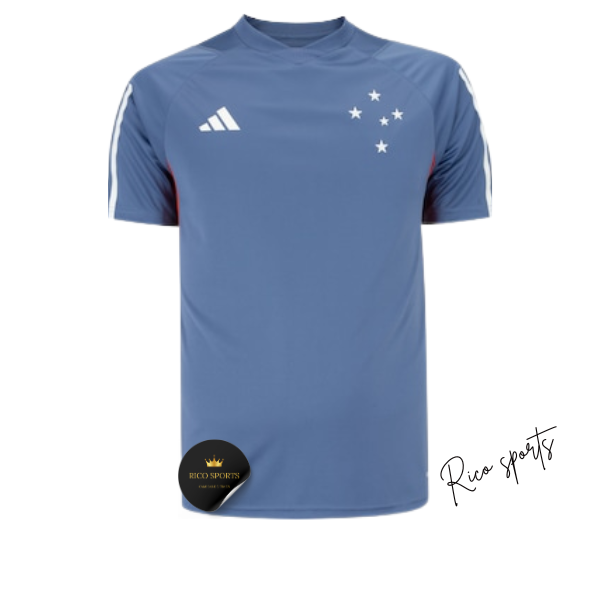 Camisa Cruzeiro Treino Adidas 24/25 - Versão Torcedor azul