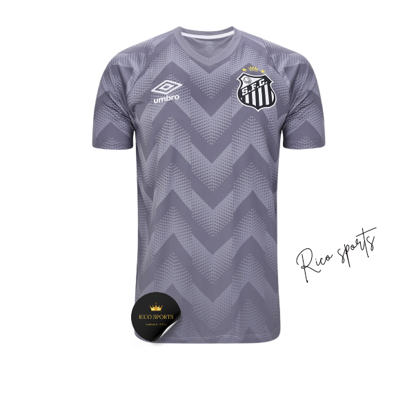 Camisa Santos 24/25-Goleiro Umbro Masculina - Cinza