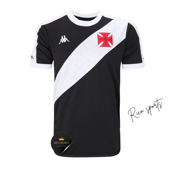 Camisa Vasco da Gama Preta Kappa 24/25 - Versão Torcedor