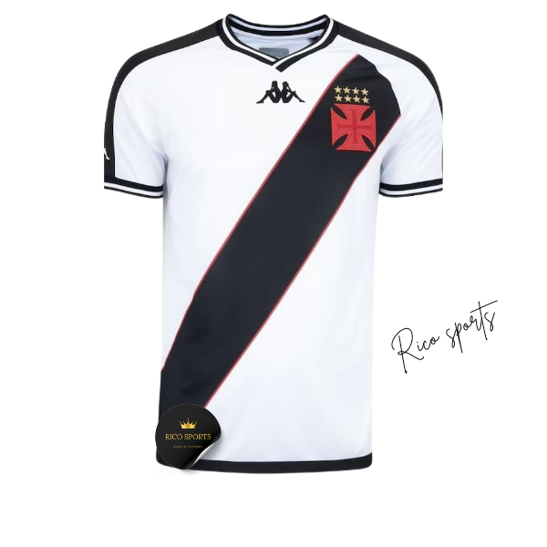 Camisa Vasco da Gama Branca Kappa 24/25 - Versão Torcedor