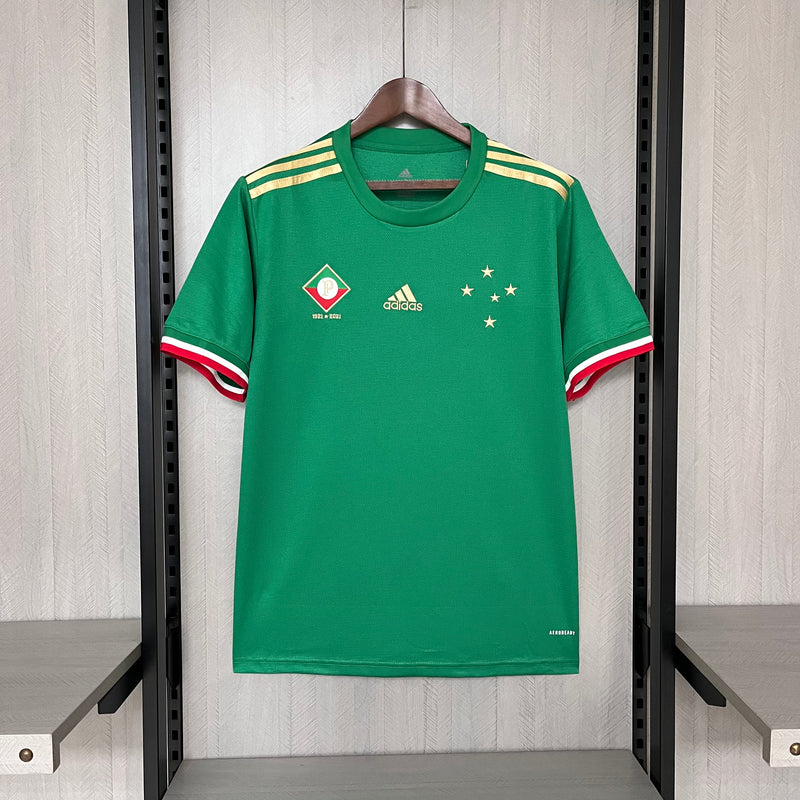 Camisa Cruzeiro 100 Anos Adidas 21/22 - Versão Torcedor Verde