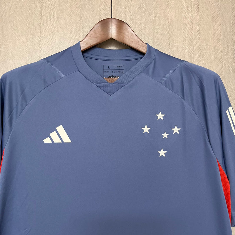 Camisa Cruzeiro Treino Adidas 24/25 - Versão Torcedor azul