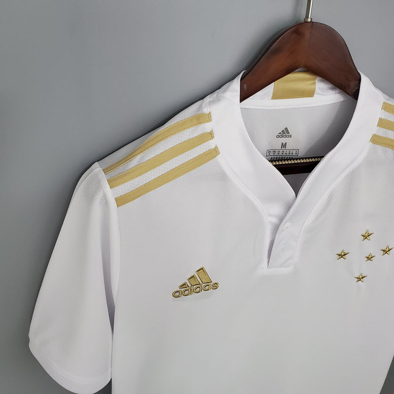 Camisa Cruzeiro 100 Anos Adidas 21/22 - Versão Torcedor Branca