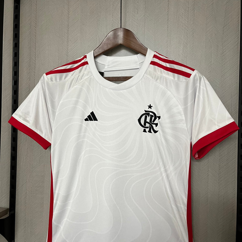 Kit Infantil Flamengo Away 24/25 Branco