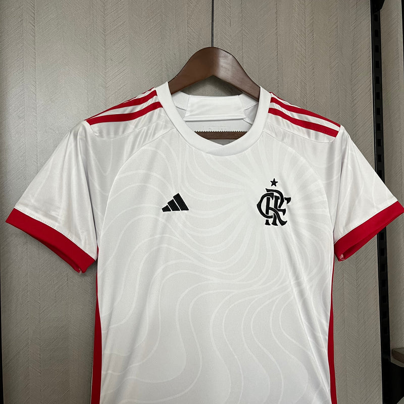 Kit Infantil Flamengo Away 24/25 Branco