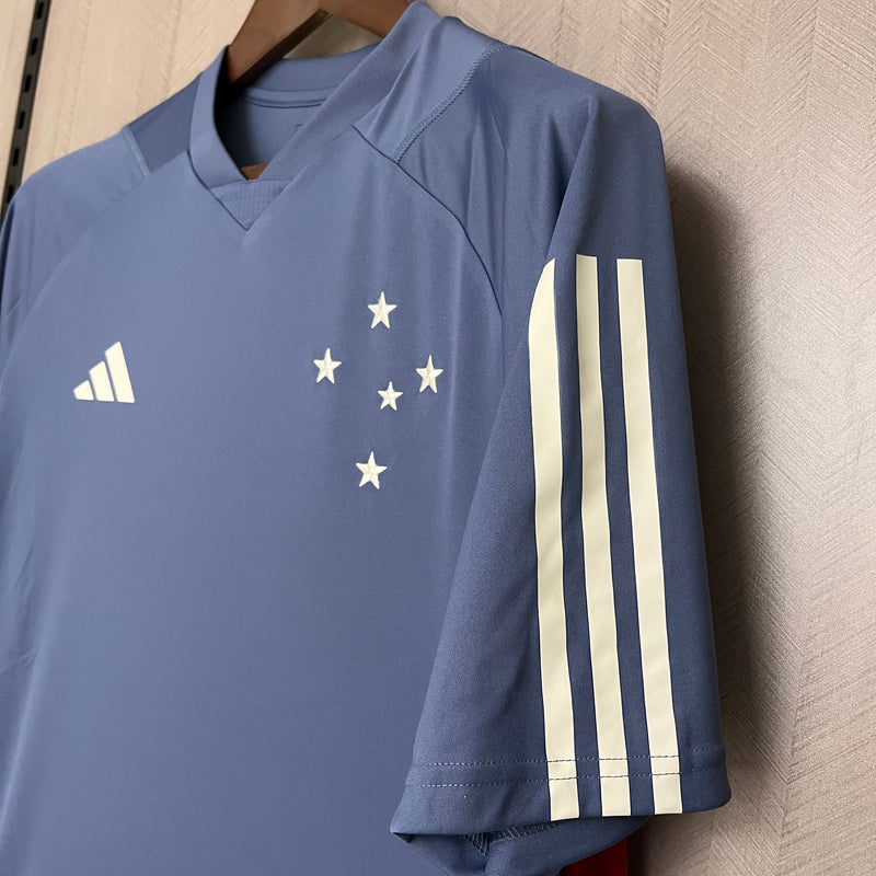 Camisa Cruzeiro Treino Adidas 24/25 - Versão Torcedor azul