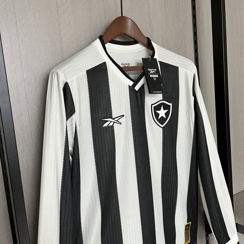 Camisa Botafogo Home 24/25 Manga Longa   - Versão Torcedor