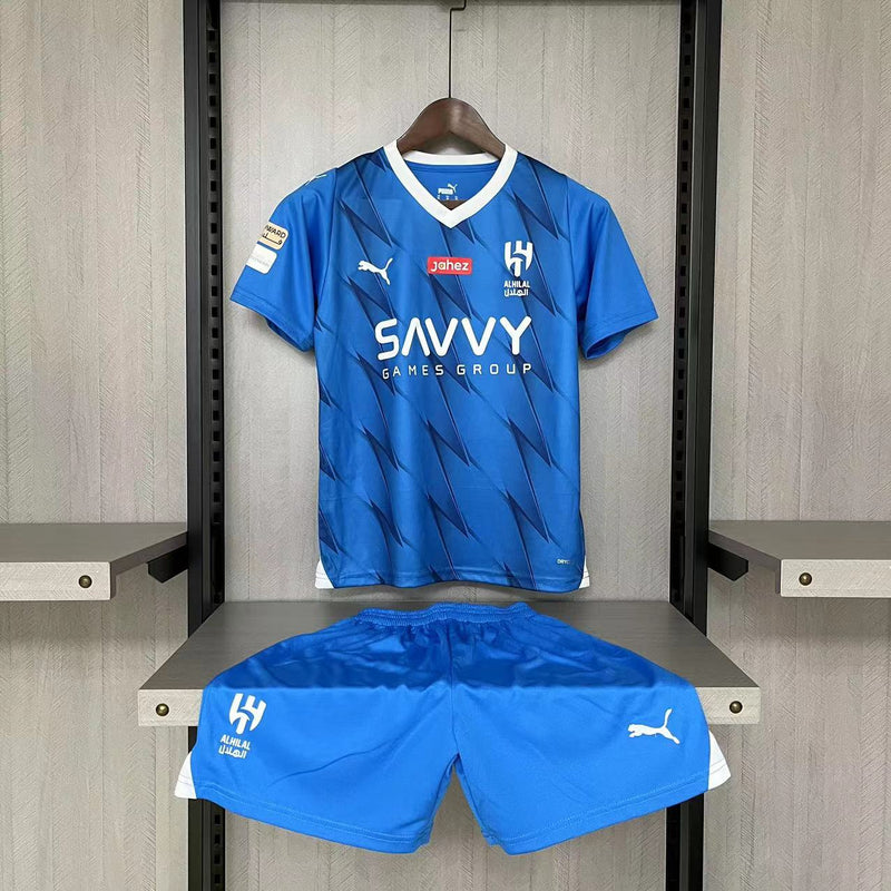 Kit infantil Al Hilal Home 23/24 - Puma Torcedor Masculina