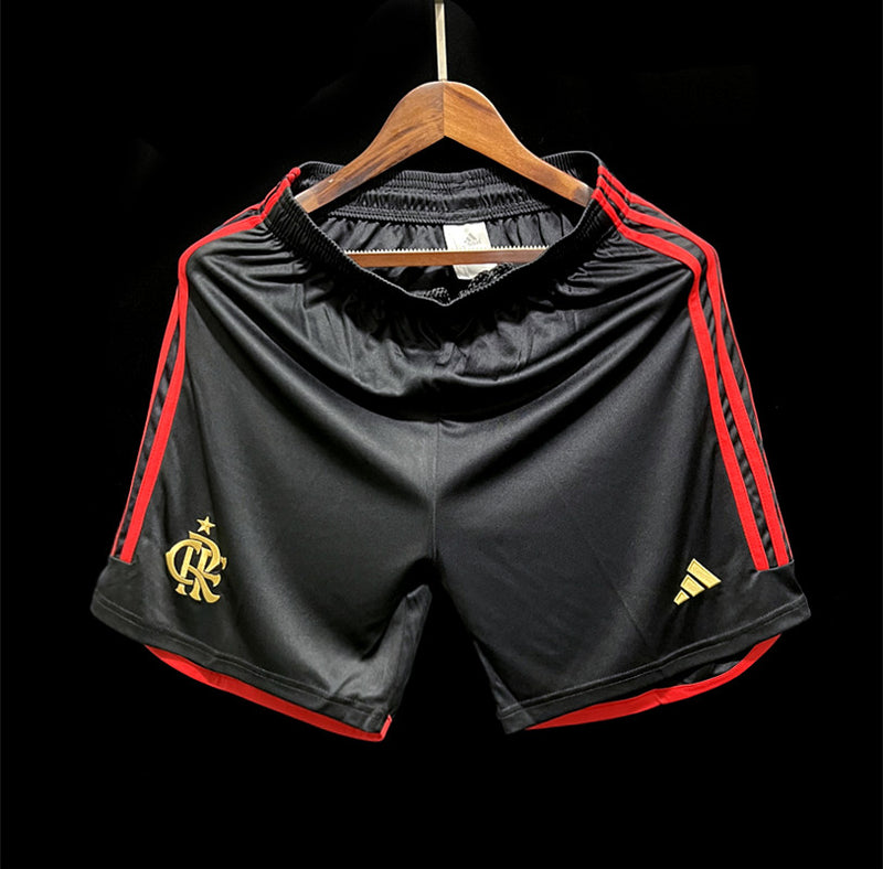 Short  Flamengo Away  23/24 - Adidas Torcedor Masculina -