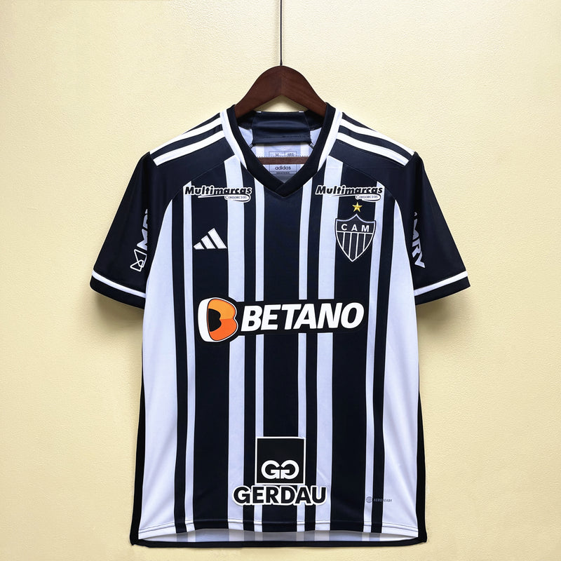 Camisa Atlético Mineiro Home + Patrocínios Adidas 23/24 - Versão Torcedor