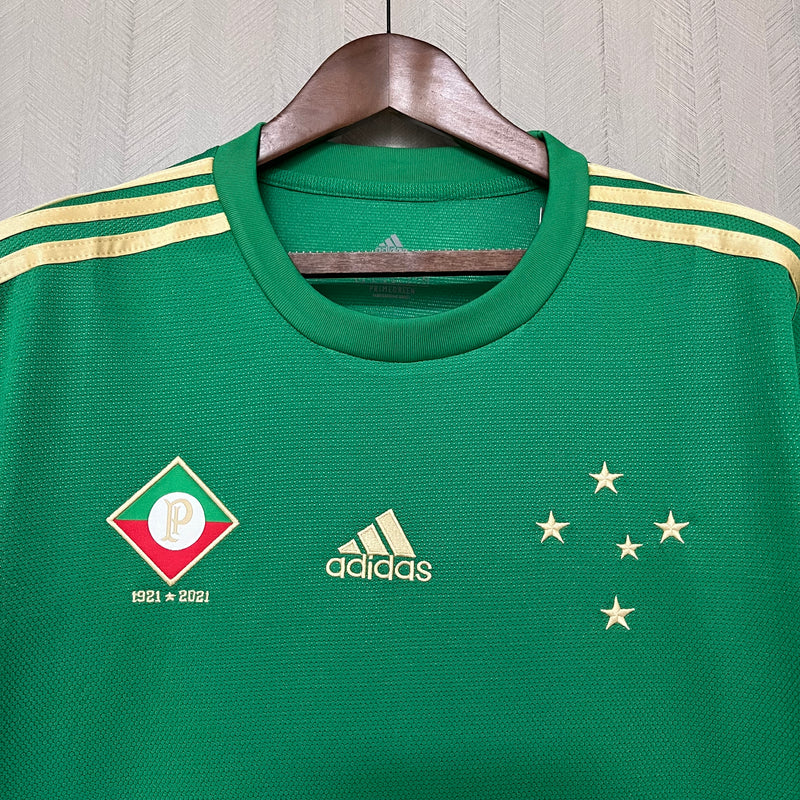 Camisa Cruzeiro 100 Anos Adidas 21/22 - Versão Torcedor Verde