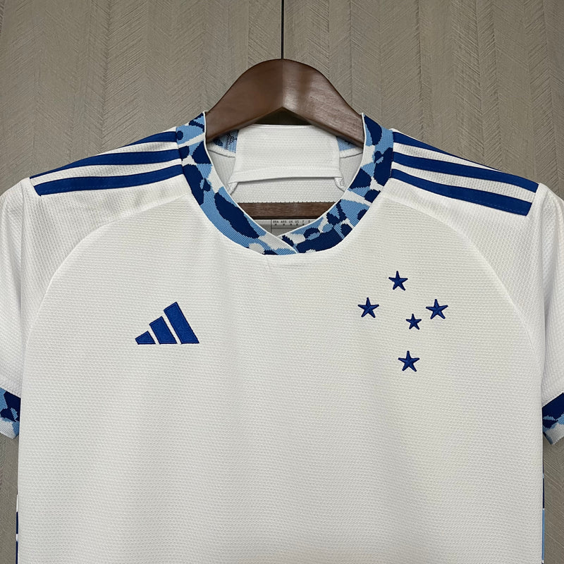 Camisa Cruzeiro Away Adidas Feminina 24/25 - Versão Torcedor