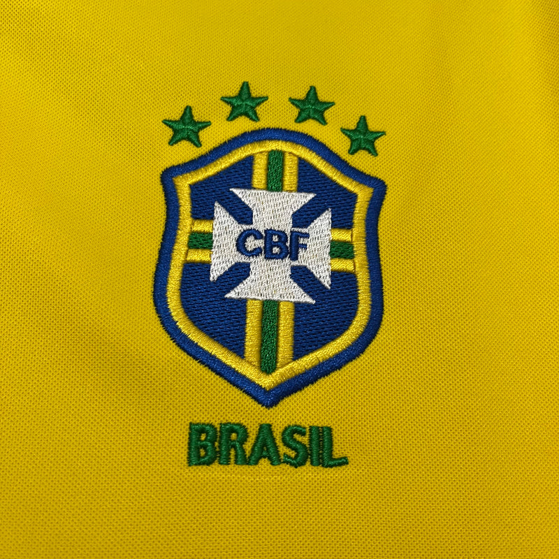 Camisa Brasil Home 1998- Versão Retro