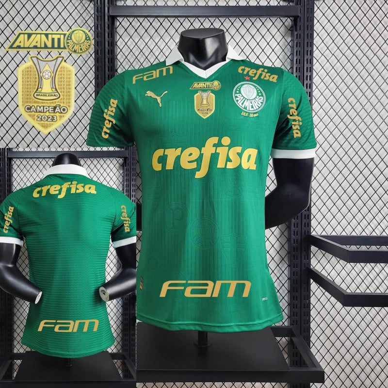 Camisa do Palmeiras I Patrocínio+ Patch 24/25 Jogador Home Puma - Masculina