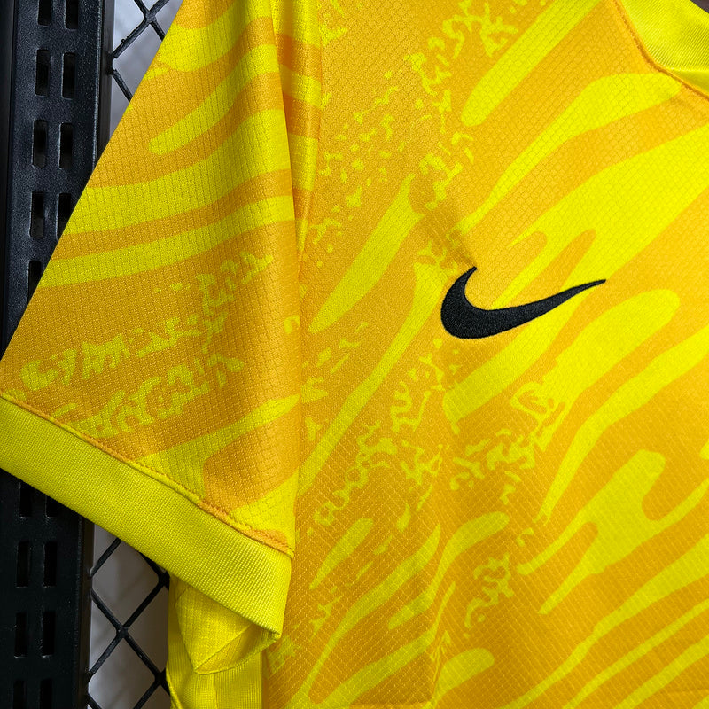 Camisa Corinthians Goleiro Nike 24/25 - Versão Torcedor Amarelo