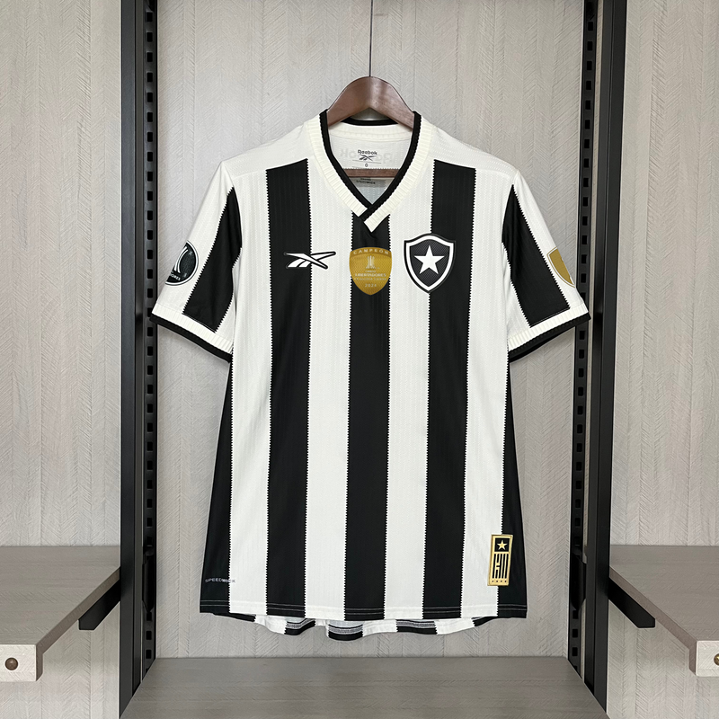 Camisa Botafogo Home Patch Libertadores 24/25 - Versão Torcedor