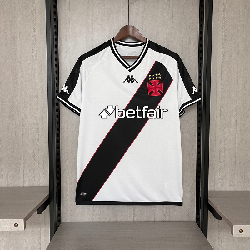 Camisa Vasco da Gama Branca Coutinho Kappa 24/25 - Versão Torcedor