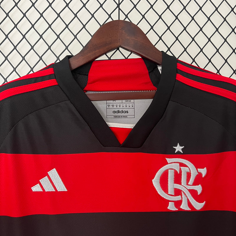 Camisa Flamengo Manga Longa 24/25