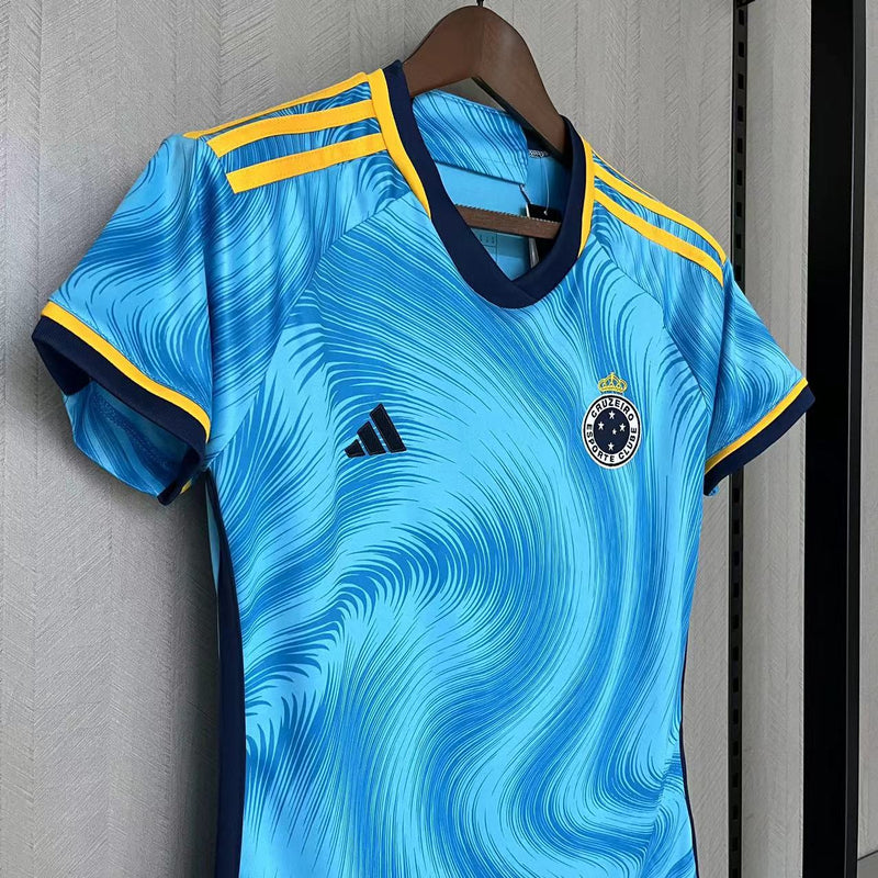 Camisa Cruzeiro III Adidas Feminina 23/24 - Versão Torcedor