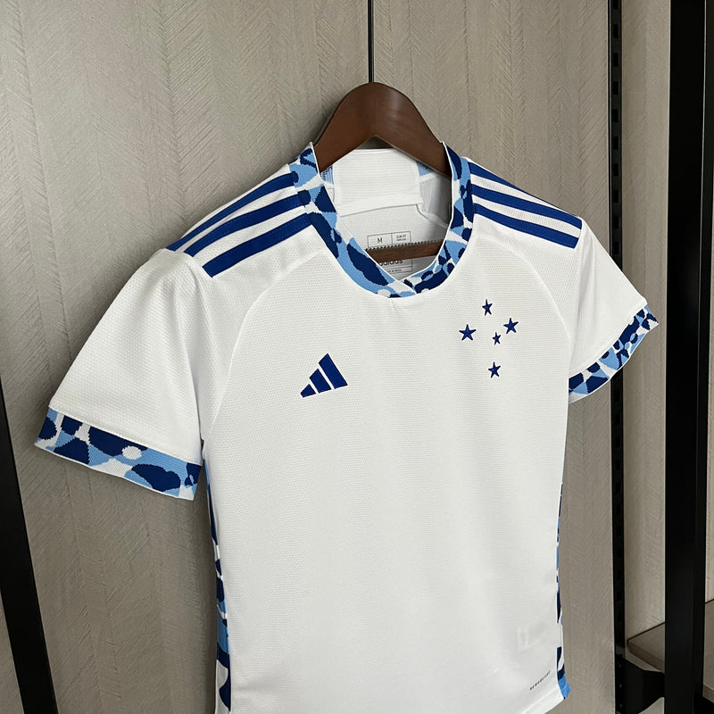 Camisa Cruzeiro Away Adidas Feminina 24/25 - Versão Torcedor