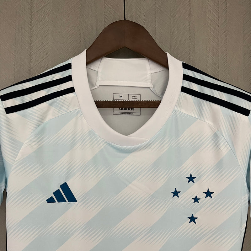 Camisa Cruzeiro away Adidas Feminina 23/24 - Versão Torcedor