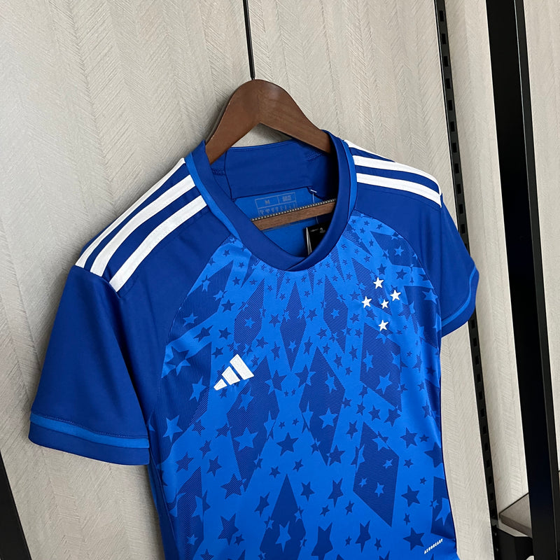 Camisa Cruzeiro Home Adidas Feminina 24/25 - Versão Torcedor