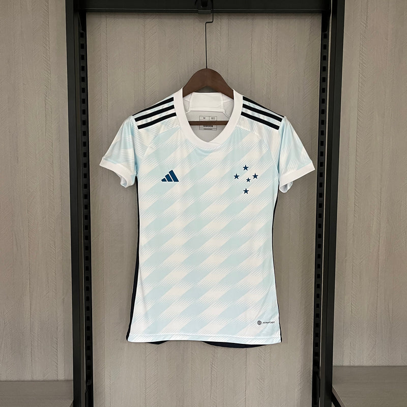 Camisa Cruzeiro away Adidas Feminina 23/24 - Versão Torcedor