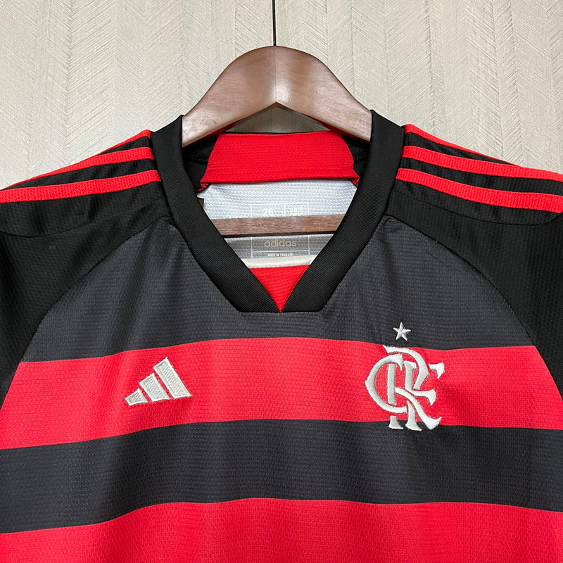 Kit Infantil Flamengo Home 24/25 Vermelho