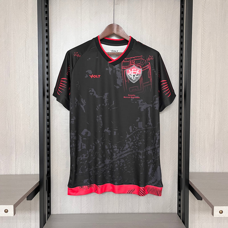 Camisa Vitória Black 24/25 - Versão Torcedor