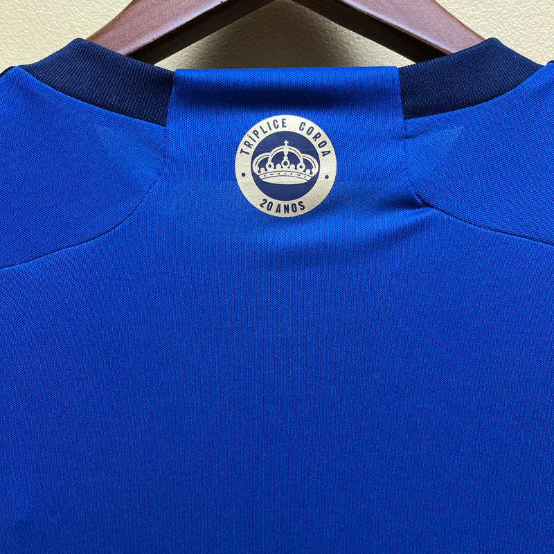 Camisa Cruzeiro Home Adidas Feminina 23/24 - Versão Torcedor