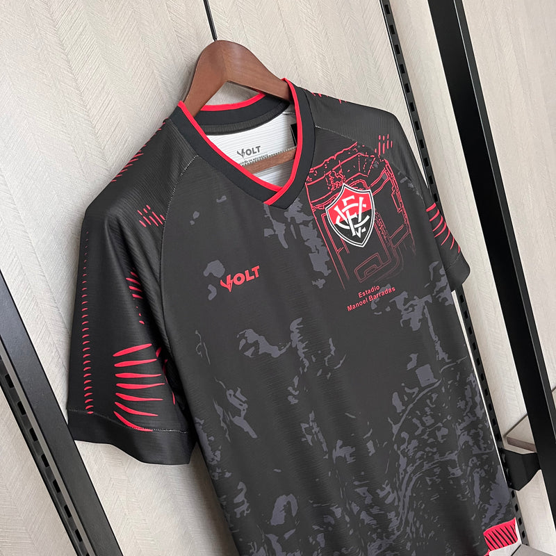 Camisa Vitória Black 24/25 - Versão Torcedor