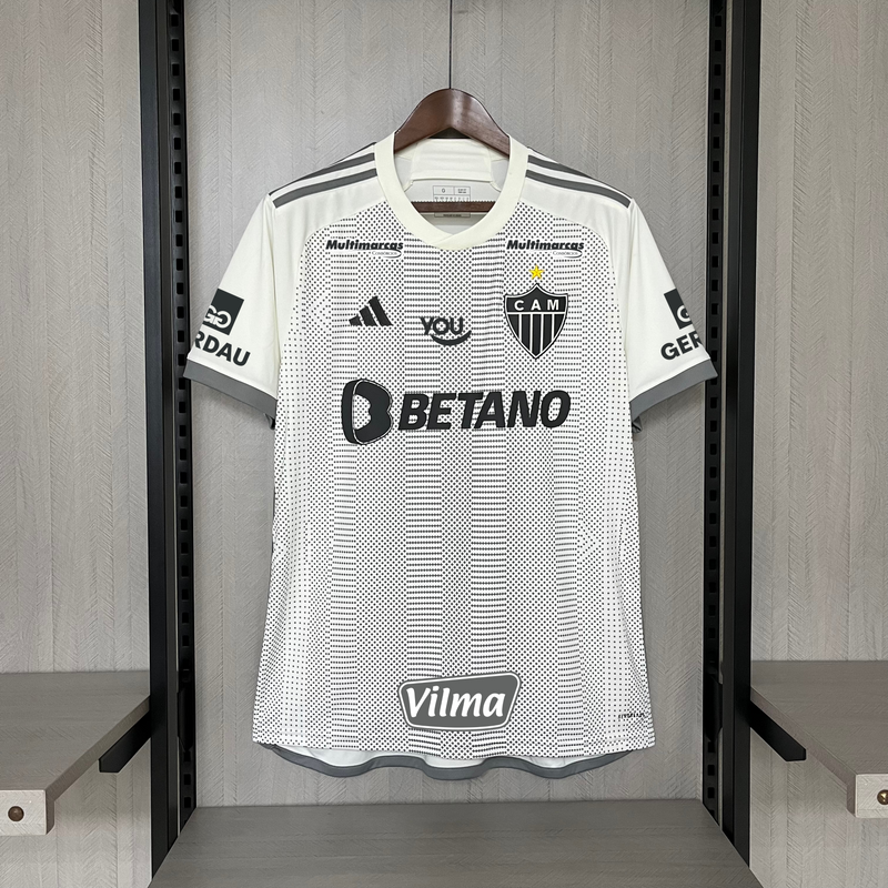 Camisa Atlético Mineiro Away + Patrocínios Adidas 24/25 - Versão Torcedor