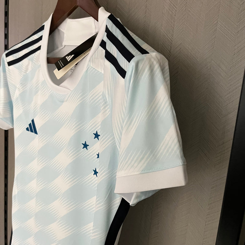 Camisa Cruzeiro away Adidas Feminina 23/24 - Versão Torcedor