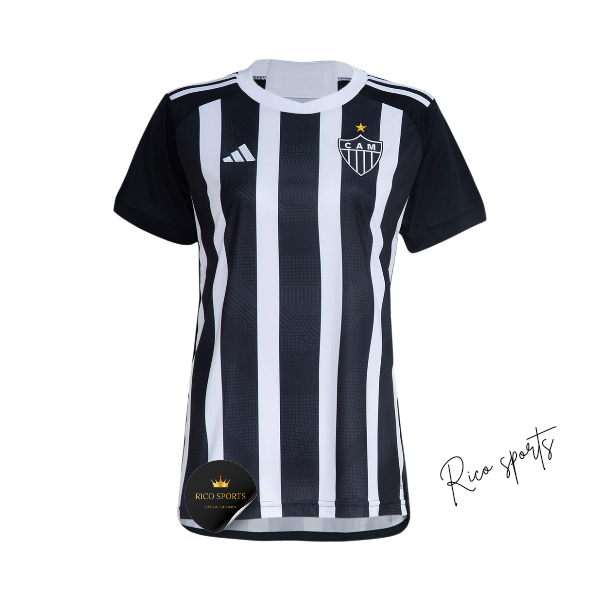 Camisa Atlético Mineiro Home Adidas Feminina 24/25 - Versão Torcedor