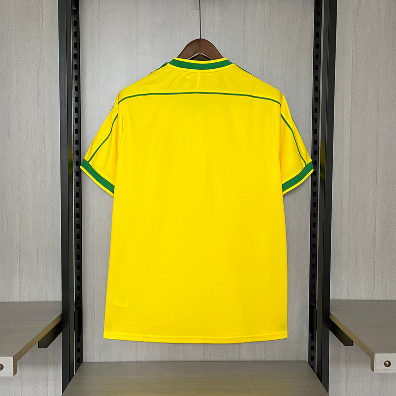 Camisa Brasil Home 1998- Versão Retro