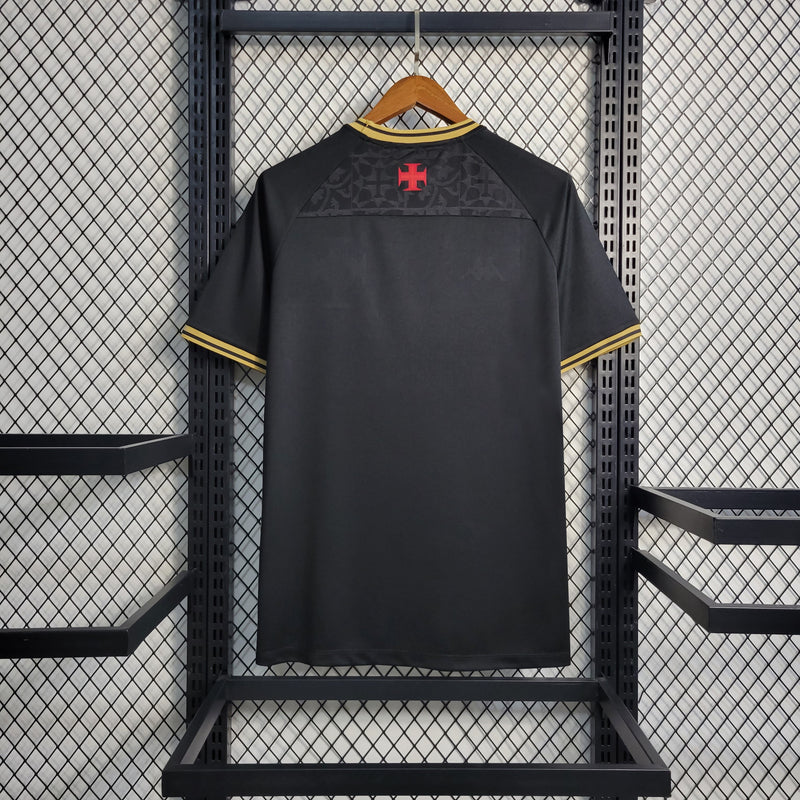 Camisa Vasco Especial 22/23 - Kappa Torcedor Masculina - Preta