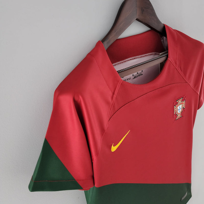 Camisa Portugal Titular 22/23 - Versão Feminina