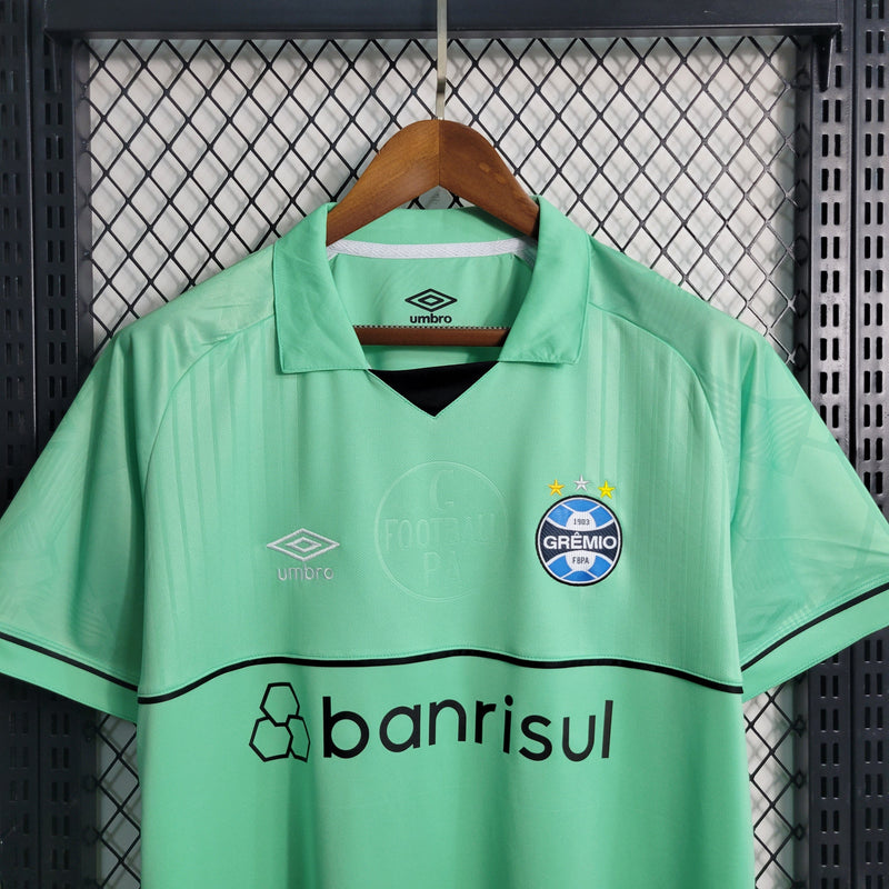 Camisa Grêmio Goleiro 23/24 - Adidas Torcedor Masculina - Verde