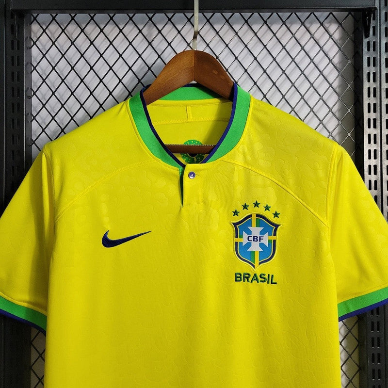 Camisa Brasil Home 22/23 - Nike Torcedor Masculina